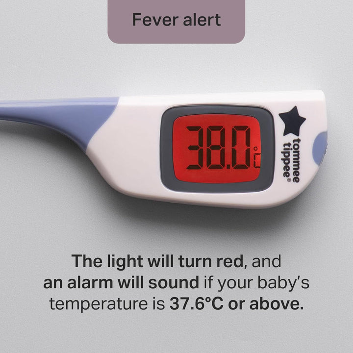 Flexipen Thermometer, Suitable for 0M+, for Underarm or under Tongue, Fast and Accurate 8 Second Readings, Flexible Tip and Memory Function