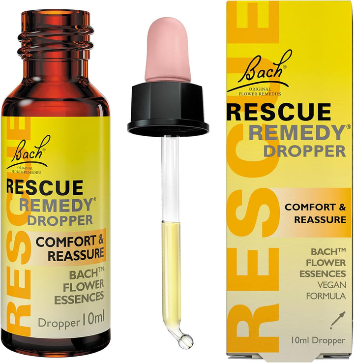 Remedy Dropper | Daily Support for Stressful Moments | Bach Original Flower Essences | Easy-To-Use 10Ml Dropper