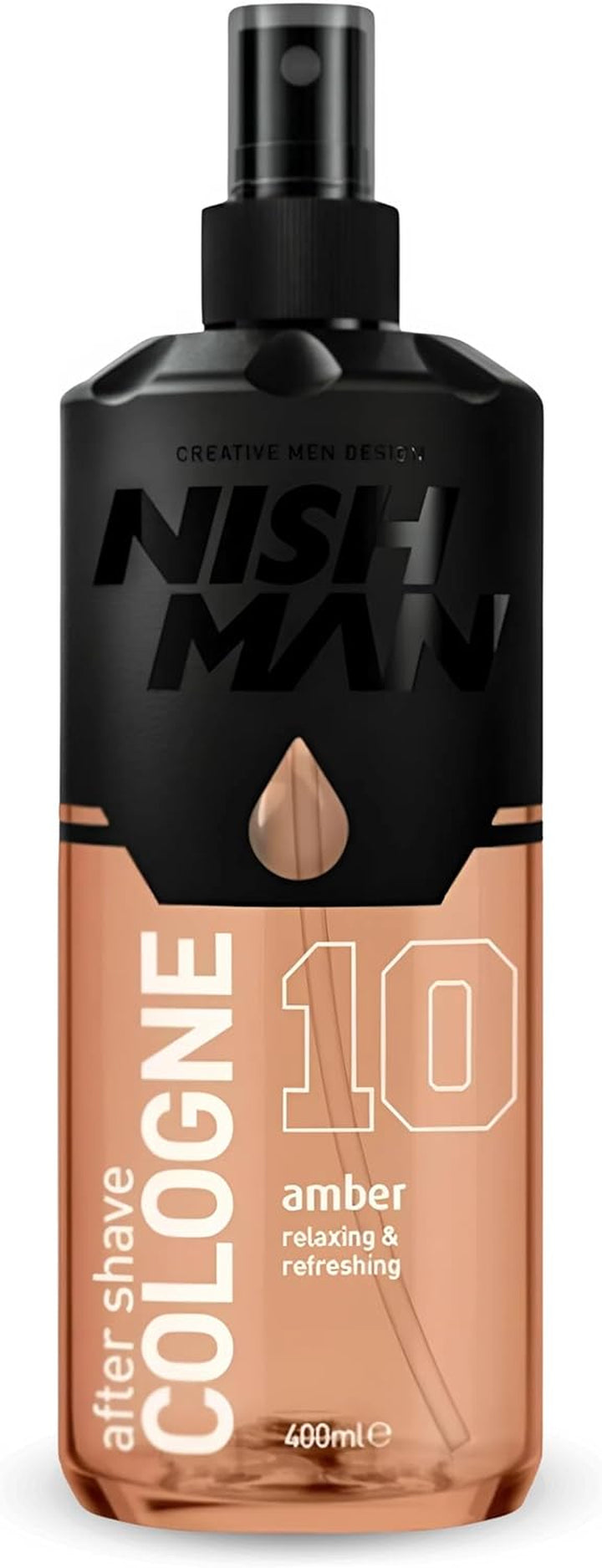 Aftershave Cologne 05 - Volcano 400Ml – Refreshing after Shaving Spray Lotion for Men - Scent of Creamy Heliotrope Flower & Oriental Hibiscus - Mens after Shave Cologne