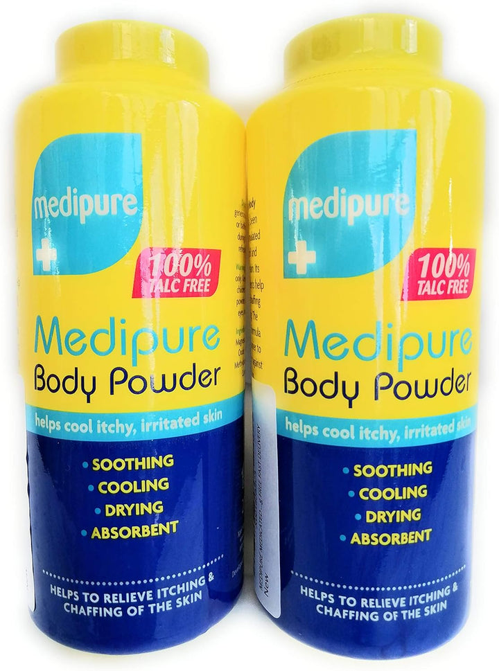 Unisex Medicated Soothing Body Powder for Itchy, Irritated Skin-200G New