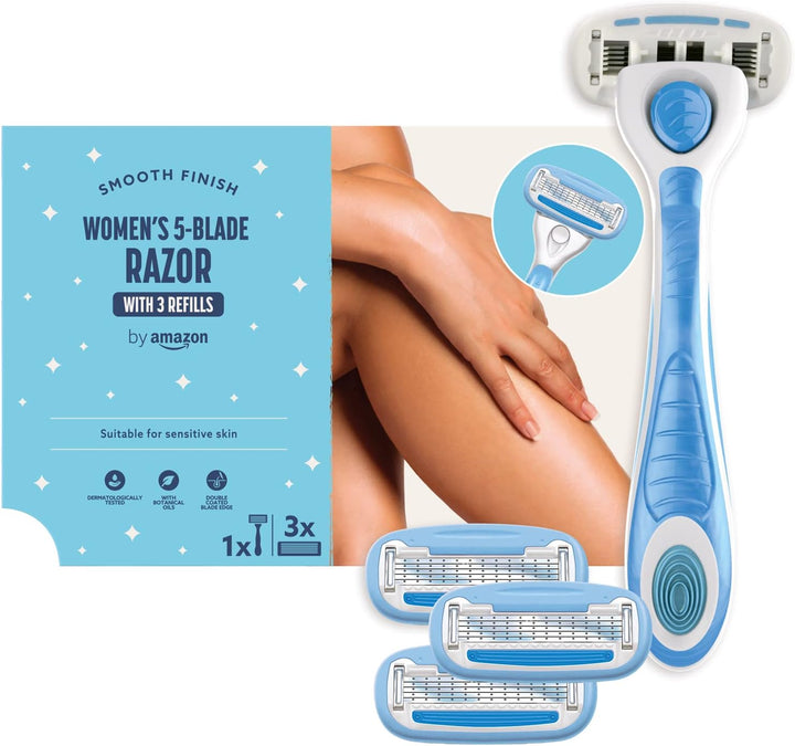 Women'S 5 Blade Razor + 3 Refills