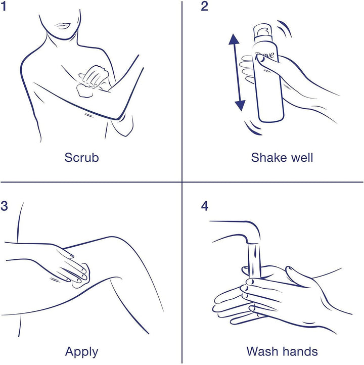 4 Pack of  Dermaspa Summer Revived 48 Hours Active Moisturisation Fair to Medium Body Mousse 150Ml