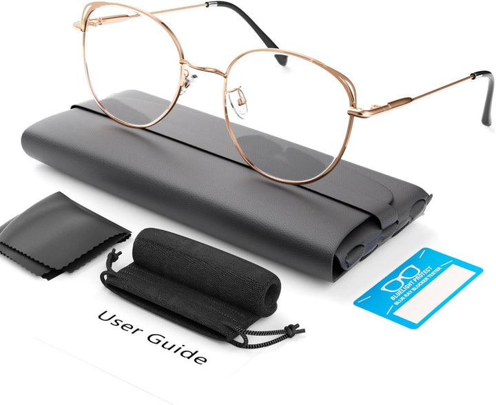 Blue Light Blocking Glasses, Gaming Computer Glasses anti Glare Headache Eyes Strain Glasses with Blue Light Filter, Super Light Weight Fashion