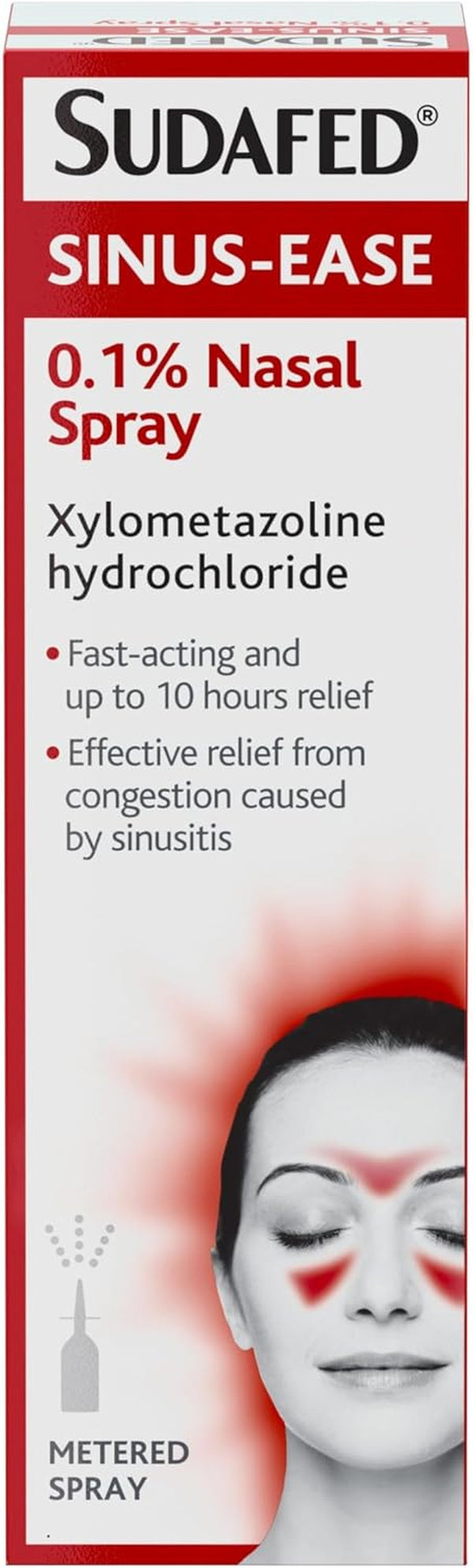 Sinus Ease Nasal Spray (1X 15Ml), Helps to Clear Nasal Passages, Targets Congestion and Sinus Pressure, Works in 2 Minutes, Lasts up to 10 Hours