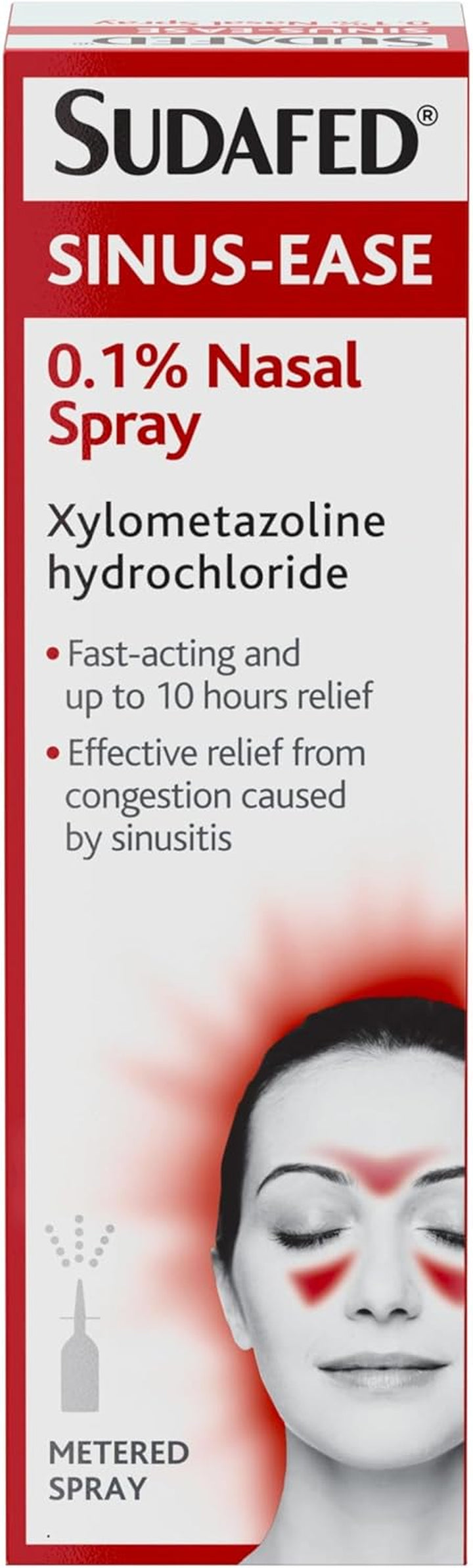 Sinus Ease Nasal Spray (1X 15Ml), Helps to Clear Nasal Passages, Targets Congestion and Sinus Pressure, Works in 2 Minutes, Lasts up to 10 Hours