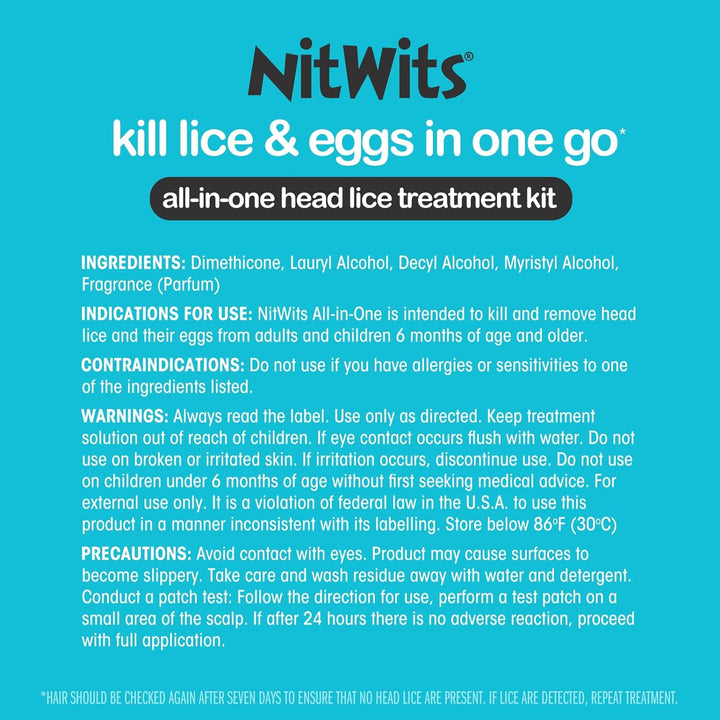 All-In-One Head Lice Treatment Spray, Kills Nits & Eggs, Includes Lice Spray 120Ml & Nit Comb ,120 Ml (Pack of 1)