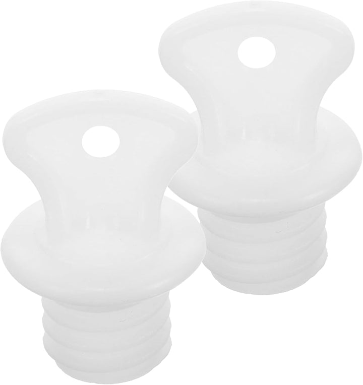 Hot Water Bottle Plug 2Pcs Hot Water Bottle Stopper Rubber Small White Cover Lids