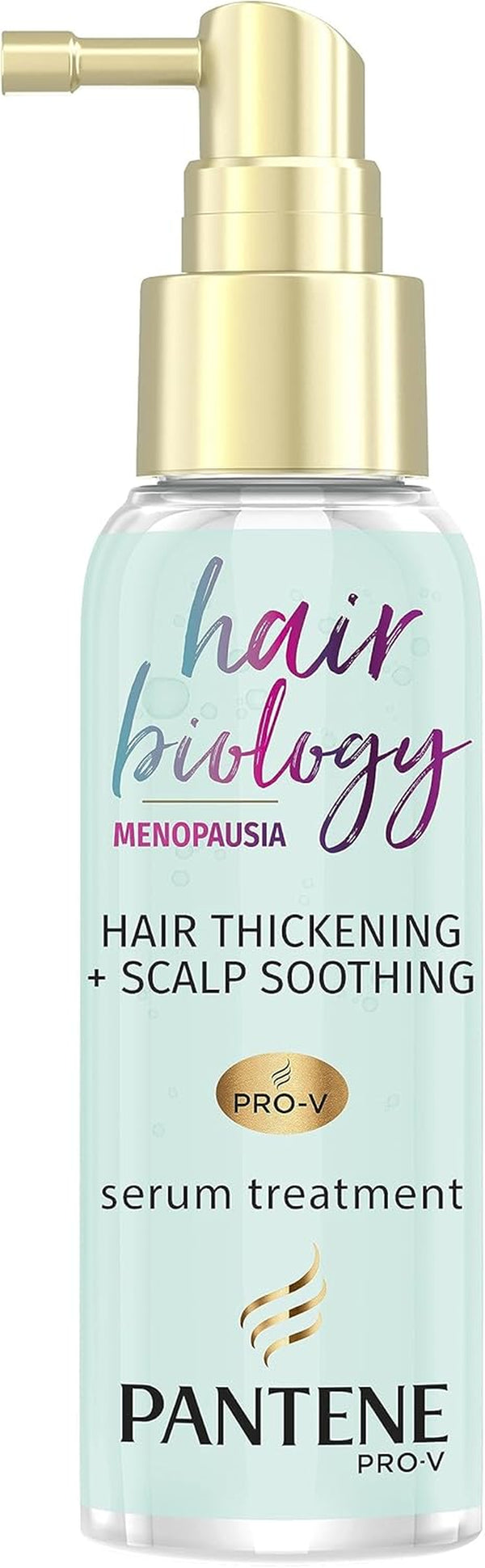 Menopause Hair Serum, Leave-In Thickening Hair Spray & Scalp Treatment, anti Hair Loss, Densifies Thinning Hair, Vitamin B3 & White Tea, Hair Thickening Products for Women, Hair Biology, 100Ml