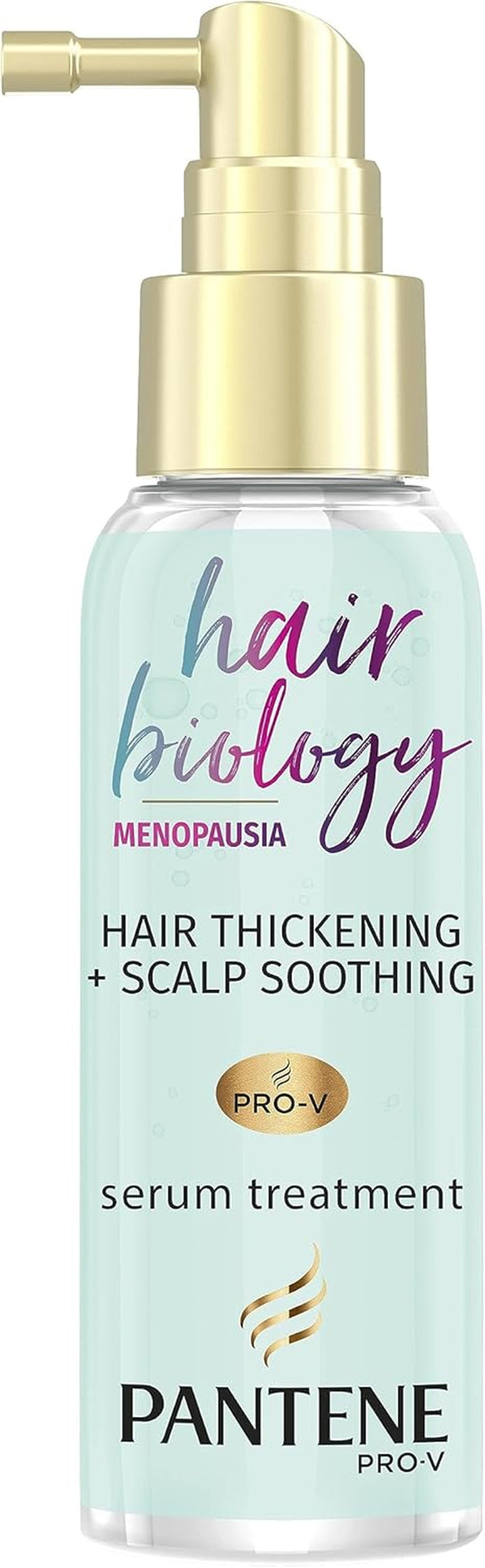 Menopause Hair Serum, Leave-In Thickening Hair Spray & Scalp Treatment, anti Hair Loss, Densifies Thinning Hair, Vitamin B3 & White Tea, Hair Thickening Products for Women, Hair Biology, 100Ml