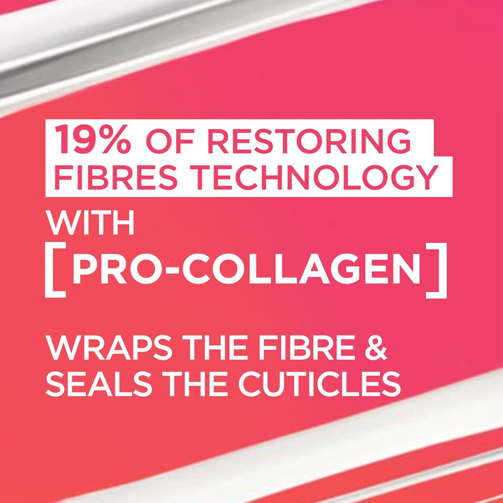 Paris Elvive XXL Fibre Mask for Long, Damaged, Thinning Hair, Restorative Treatment with Pro-Collagen, Dream Lengths, 400 Ml