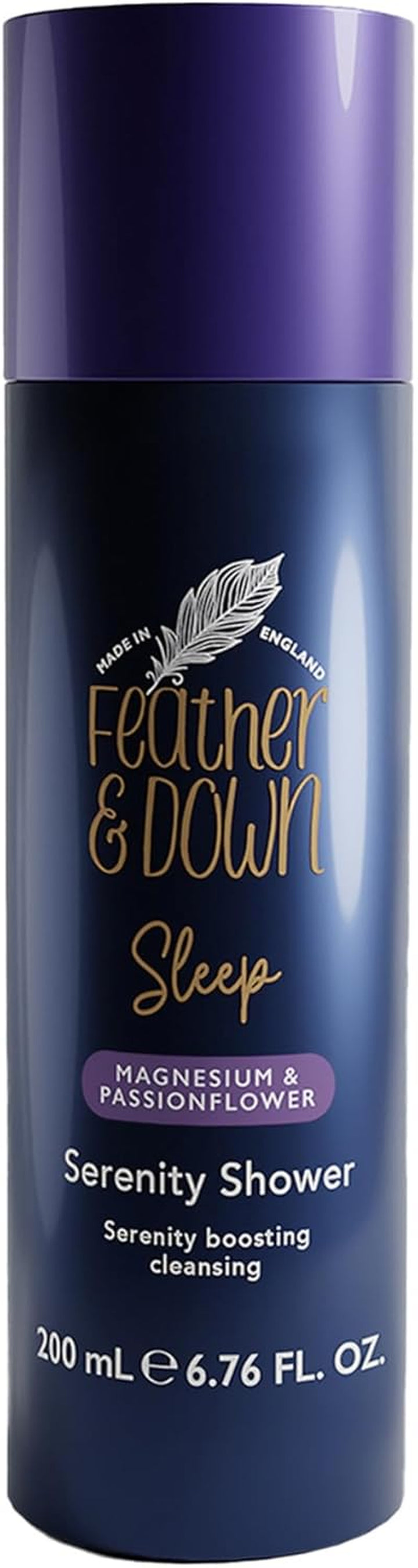 Magnesium and Passionflower Dreamy Shower Cloud (200Ml) - Foaming Shower Mousse Infused with Magnesium and Passionflower, Calms Anxiety & Stress, Relaxation Aromatherapy