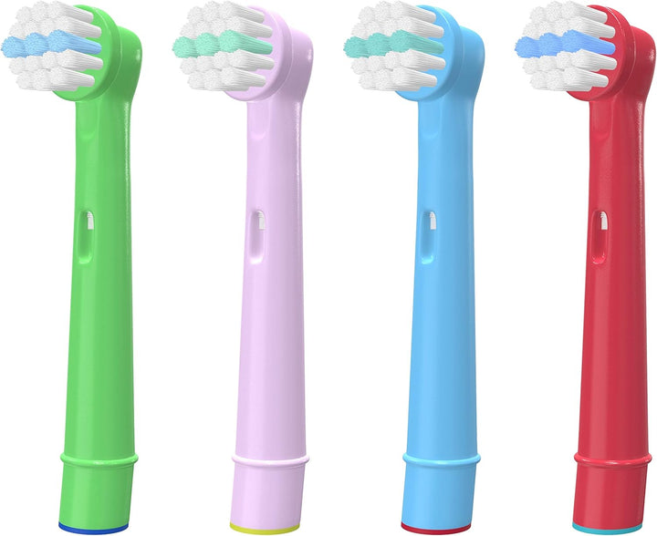 16Pcs Toothbrush Head for Kids, Toothbrush Head Compatible for Oral B, Children Electric Toothbrush Heads Replacement Heads for Braun, Dual Clean, Precision Clean, White Clean