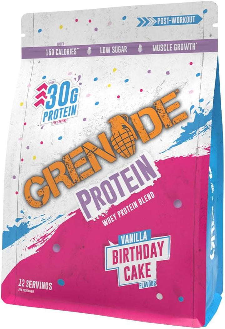 Whey Blend High Protein Powder, Low Sugar with 30G Protein per Serving, (12 Servings) - Fudged Up, 480 G (Pack of 1)