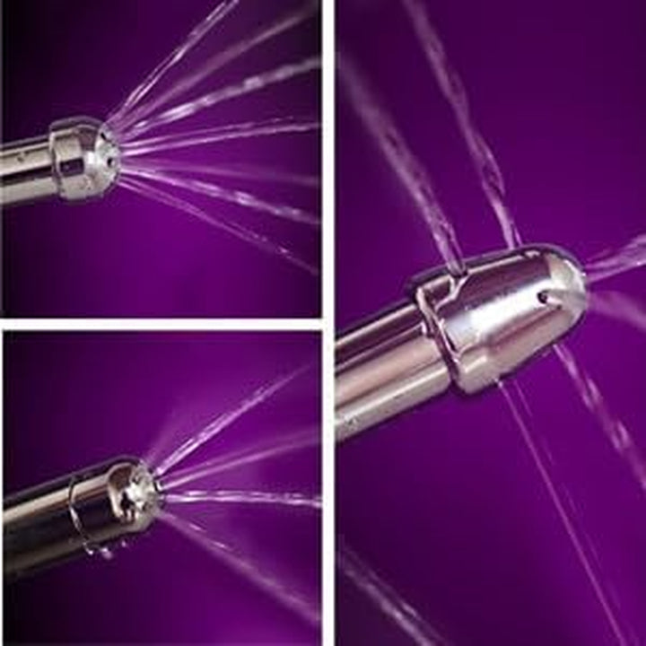 Shower Enema Douche Nozzle Shower Attachments Kits with 3 Aluminum Shower Heads Shower Cleaner System,Handheld Water Shower Nozzle Cleaning Kit Douches for Men Women Cleaning, with Velvet Carry Bag