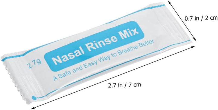 80Pcs Nasal Salt Packets for Nose Cavity Protector Nasal Cleaning Salt for Nose Cleaner For