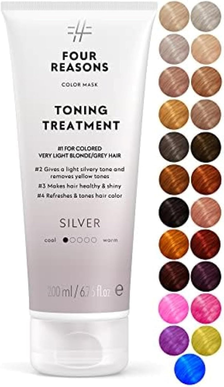 Color Mask – Cool Sand Blonde - (27 Colors) Color Depositing Conditioner, Toning Treatment, Tone & Enhance Color-Treated Hair - Semi Permanent Hair Dye, Vegan and Cruelty-Free, 6.76 Fl Oz