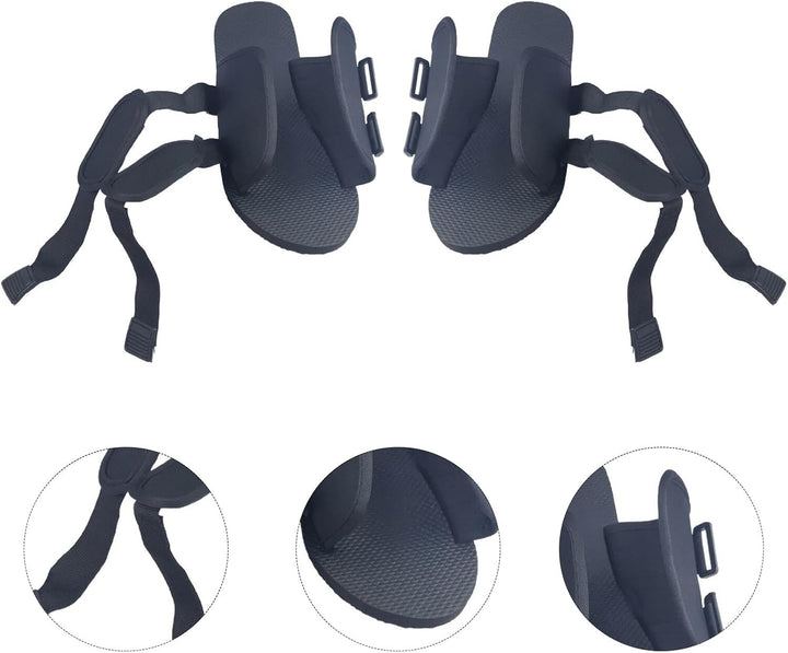 Post Surgery Slippers for Women Adjustable Wide Fit with Hook and Loop Soft Breathable Comfort Footwear for Diabetics Elderly Patients Hospital Home Use