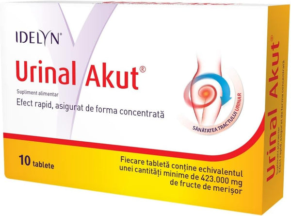 Urinal Akut 10 Tablets for Problems with Urinary / Cystitis / Prostate Problems