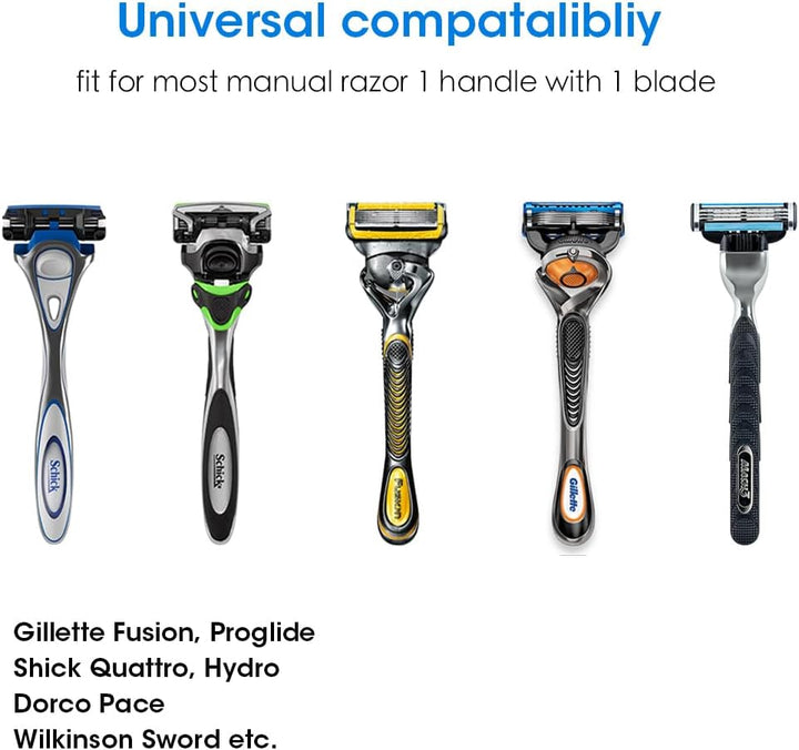 Manual Razor Travel Case Portable Plastic Manual Razor Trimmer Protector Black