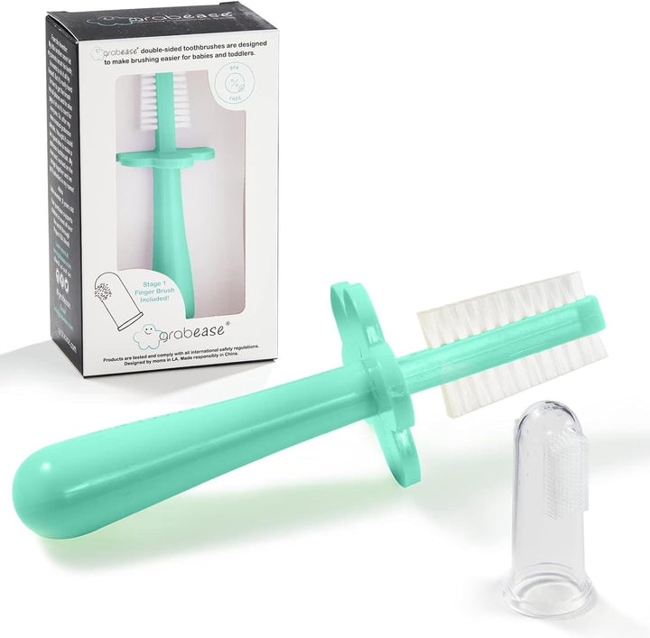 Double Sided Training Toothbrush for Infant, Toddler & Baby, Bpa-Free & Phthalate-Free, 1 Pack, Mint