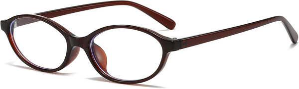 Oval Blue Light Glasses for Women Men Small Cat Eye Frame anti Eye Satrain Headache Eyeglasses Y2K Clear Lens for Computer Gaming Reading