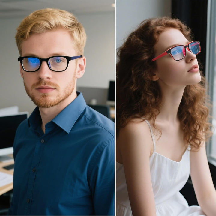 Nearsighted Glasses Short-Sighted Eyeglasses Classic Distance Glasses for Women Men