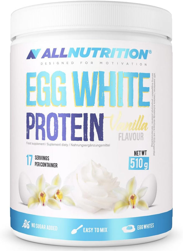Egg White Protein Powder – Egg White Powder - High Protein Shakes - Protein Supplements – Organic Protein Powder – Sweetened with Sucralose - 510G Vanilla