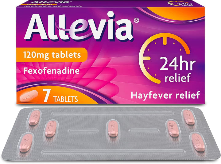 Allergy Tablets | Multipack 90 Tablets | 120Mg Fexofenadine | 24Hr Relief Acts within 1 Hour | Non-Drowsy in Most People | Relieves Hayfever, Pet, Dust and Mould Allergies