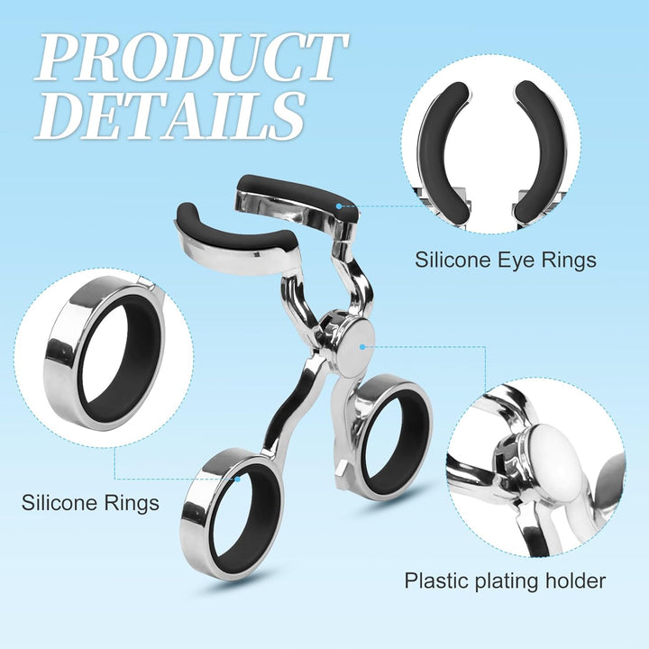 3 Packs Contact Lens Applicator - Contact Lens Remover Tools Easy to Use -Tweezers & Suction Stick Handler with Storage Case, Black