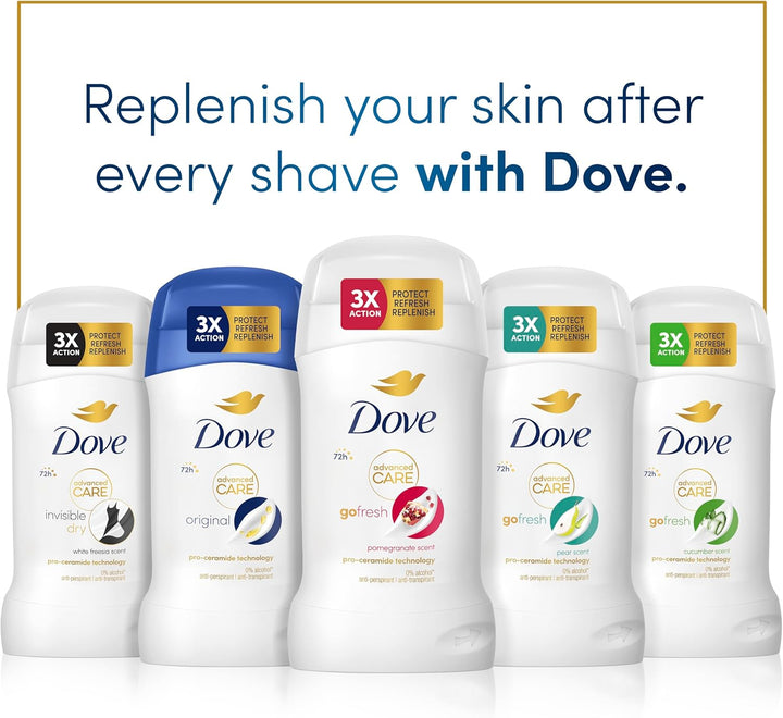 Advanced Care Invisible Dry Women'S Antiperspirant Deodorant Stick for 72 Hours Sweat Protection with Pro-Ceramide Technology 50 Ml