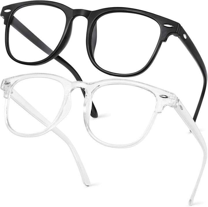 Blue Light Blocking Glasses, 1/2/3 Pcs anti Blue Light Computer Gaming Glasses for Women Men, Lightweight Reading Glasses anti Glare anti Eyestrain