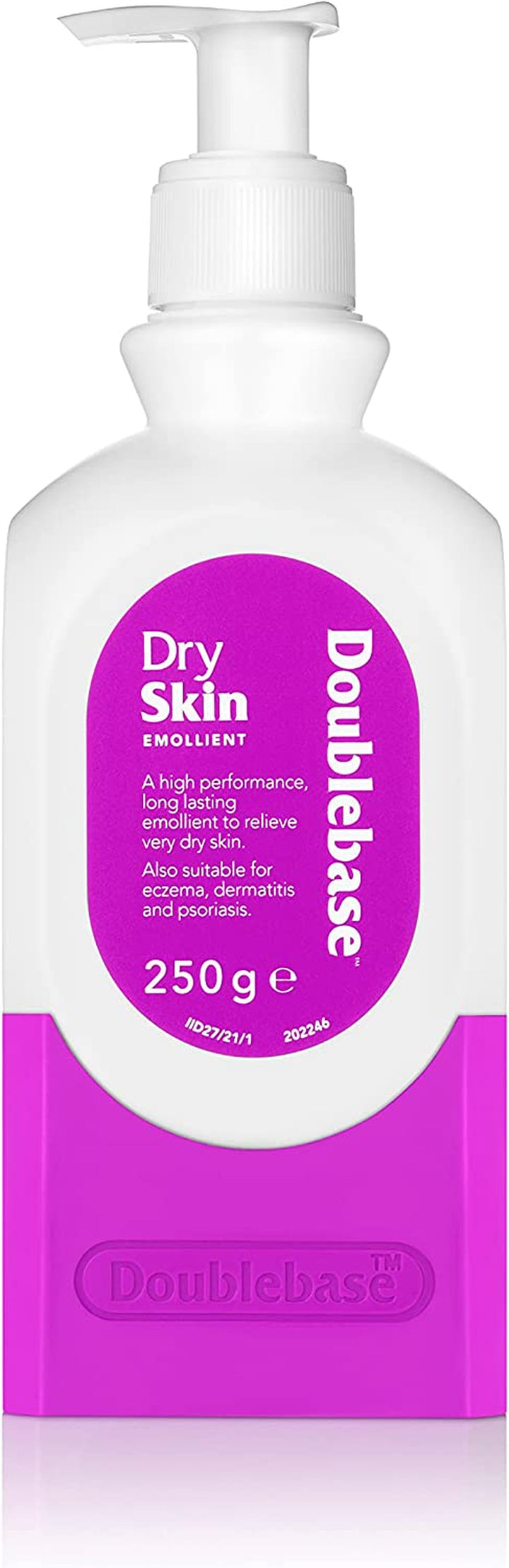Dry Skin Emollient. Clinically Proven Moisturiser for Eczema, Psoriasis and Dermatitis Treatment. Body Cream for Dry Skin Relief, 250G Pump Pack