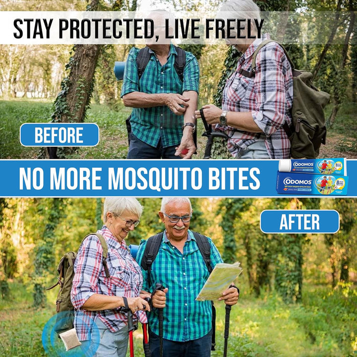 Pack of 5 Mosquito Repellent Cream for Travel & Holidays | Long-Lasting Insect Protection for Skin | Deet-Free | Fast Absorbing & Non-Greasy | Ideal for Outdoor Use, Camping, Hiking,