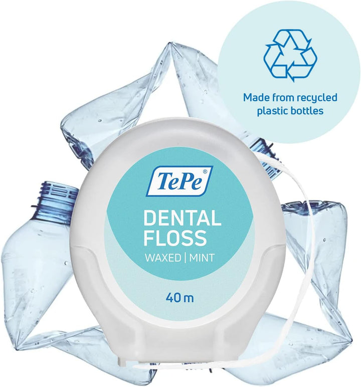 Dental Floss, Pfas Free Floss, Multiple Threads and Increase Surface for a Gentle and Efficient Cleaning between Teeth, for No to Narrow Gaps