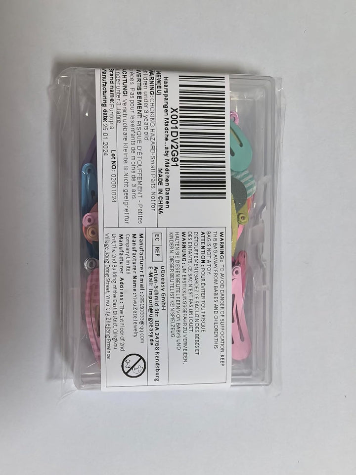 Hair Clips,  80 Pcs 1.2 Inch Toddler, Mini Metal Snap Hair Clips for Little Girls Baby Kids, Colorful Small Hair Barrettes, Accessories for Fine Hair
