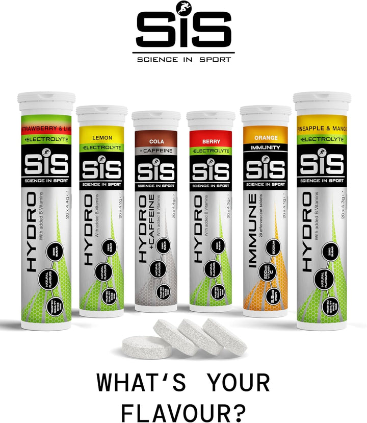 Hydro Electrolyte Tablets 20 Pcs. Pink Grapefruit – Vegan & Gluten-Free, Ideal to Promote Hydration and Maintain Electrolytes Balance (Packaging May Vary)