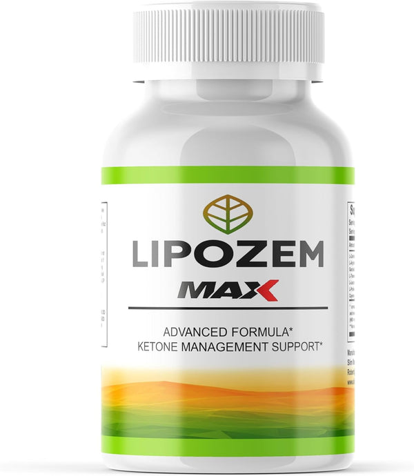 Lipozem Max - Advanced Formula/Food Supplement/All Natural Ingredients - 60 Capsules /1 Month Supply/