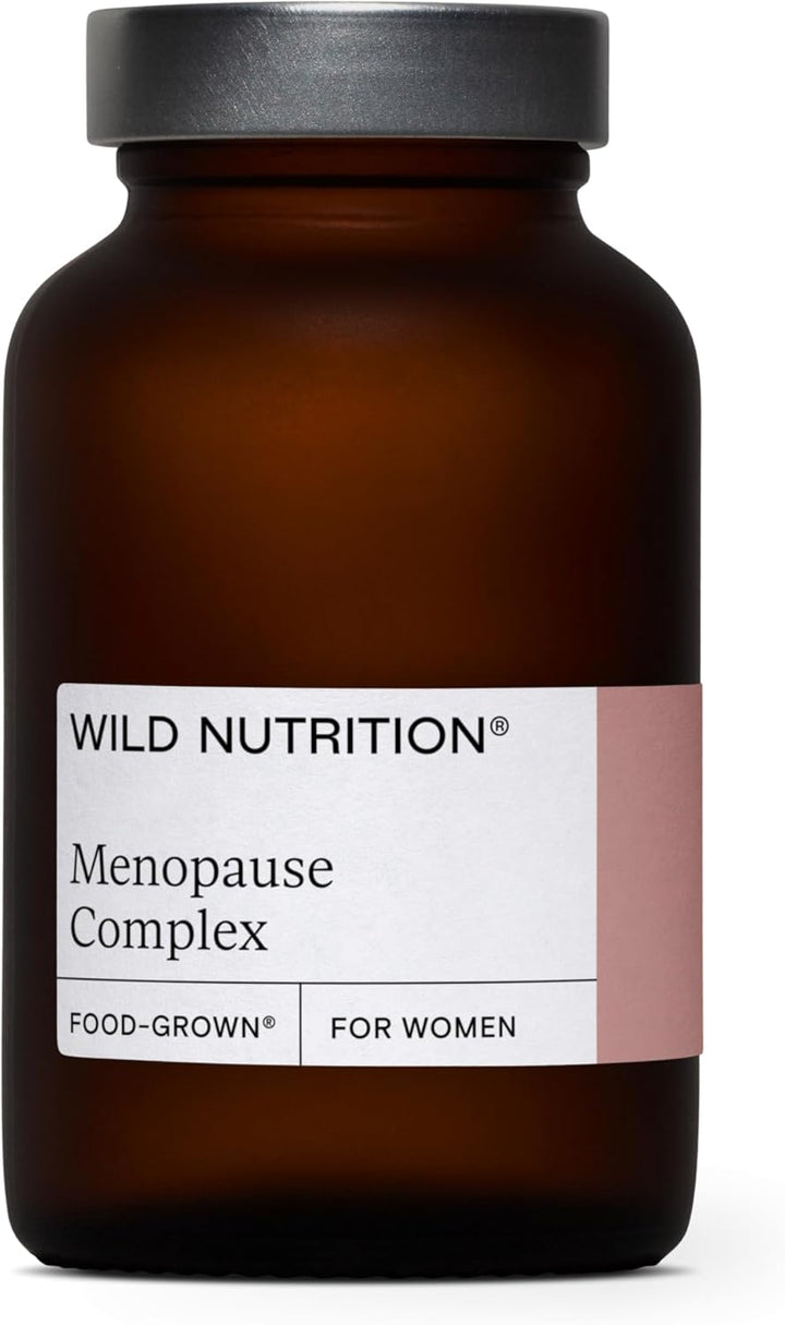 Food-Grown® Menopause Complex | Menopause Vitamins with Magnesium & Ashwagandha to Support Hormonal Balance for Women, Mental Resilience, Fatigue | Menopause Supplements | 60 Capsules