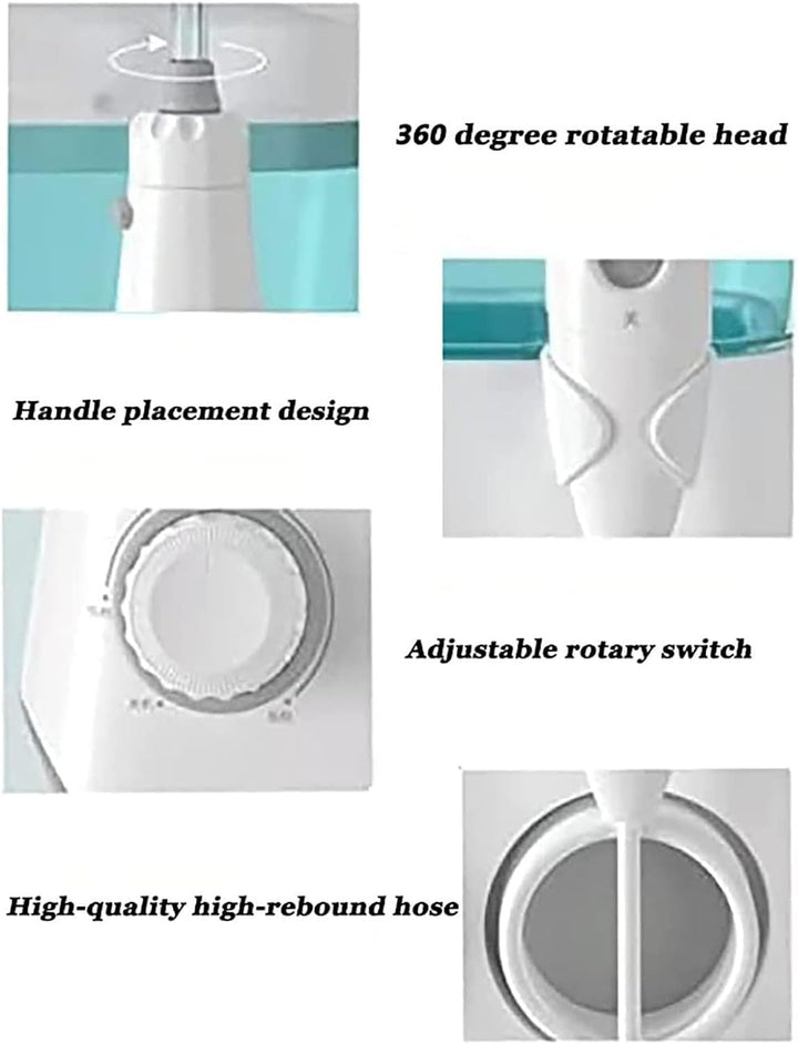 Nasal Wash Electric Neti Pot System for Sinus Relief - Pulsating Sinus Irrigation for Stuffy Nose & Allergy Relief - Nasal Rinse System