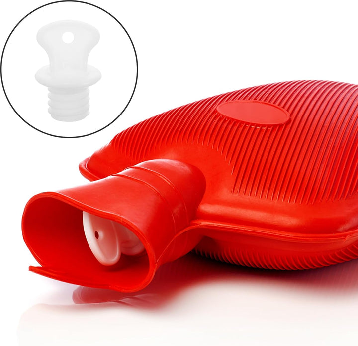 Hot Water Bottle Plug 2Pcs Hot Water Bottle Stopper Rubber Small White Cover Lids