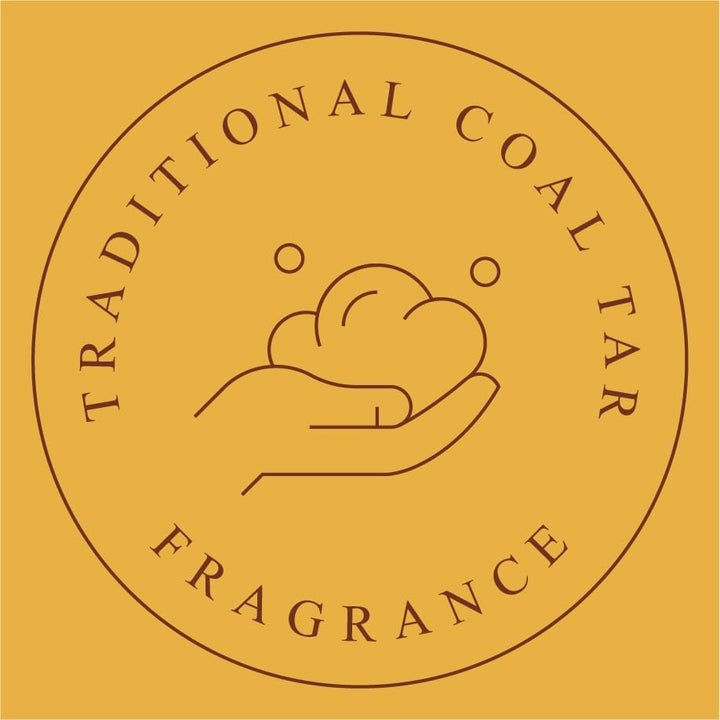 Coal Tar Soap, for Everyday Skin Cleansing, Suitable for All Skin Types. 4 X 100G Bars