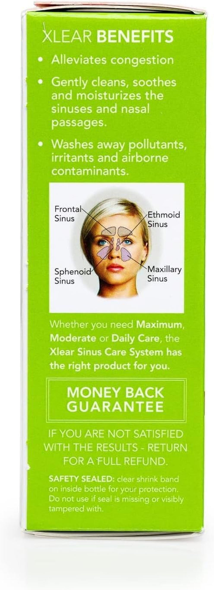 Natural Saline Nasal Spray with Xylitol, Nose Moisturizer for Kids and Adults, 0.75 Fl Oz (Pack of 1)