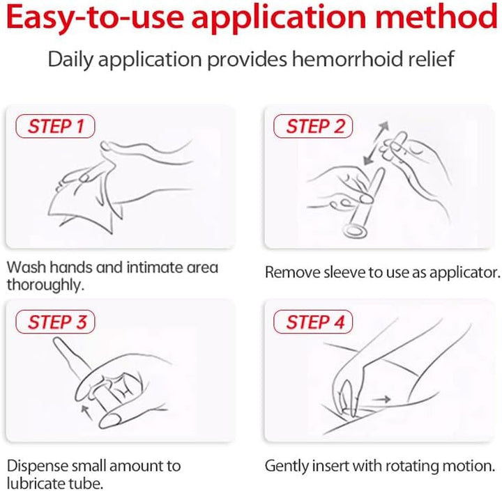 Haemorrhoid Cream 20G - for Relief of External Discomfort, Itching and Irritation