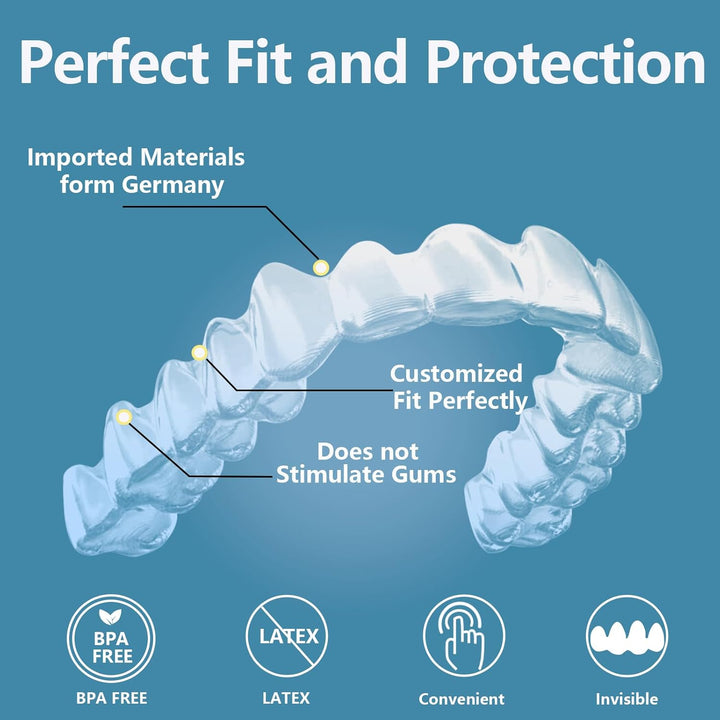 Custom Fit Retainer, Clear Retainers for Teeth, Bpa-Free, Comfortable and Durable, at Home Kit for Perfect Custom Fit, Great for Adults and Teens (Lower Only)