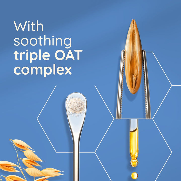 Skin Relief Moisturising Body Wash (1X 500Ml), Gentle Cleansing Wash with Soothing Triple Oat Complex, Soap-Free, Unscented for Sensitive and Very Dry Skin