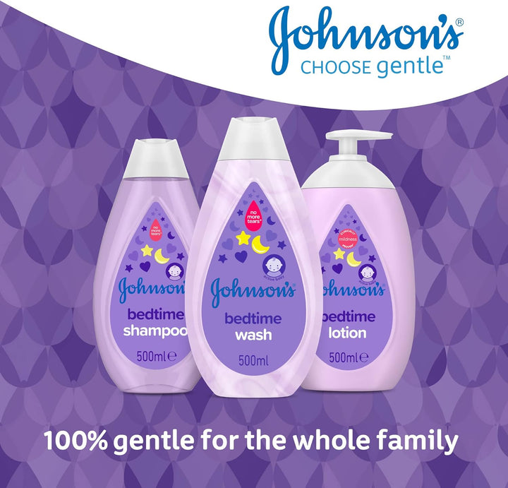 JOHNSON'S Bedtime Wash – Gentle and Mild for Delicate Skin and Everyday Use – Naturalcalm Aromas, 500 Millilitre