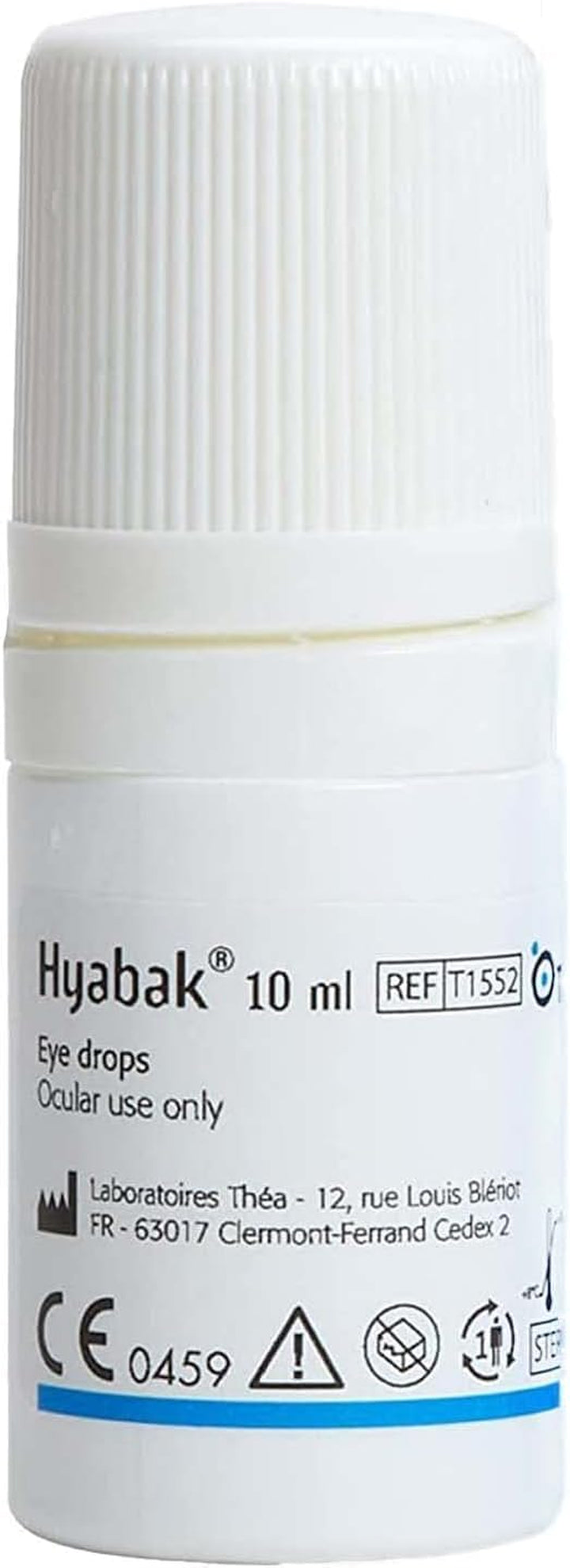 Hyabak Eye Drops - to Provide Comfort and Relief for Dry Eye | for Dry Eyes, Caused by Environmental Factors I Suitable for Contact Lens Wearers and Screen Users | Preservative-Free |10 Ml