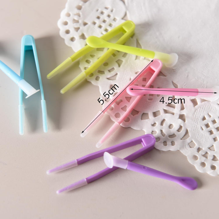 4 Pcs Contact Lens Remover and Inserter Tool for Soft Lenses, Portable Contact Lens Remover Tools with Tweezers & Suction Stick, Storage Case Included - Ideal for Travel and Daily Use