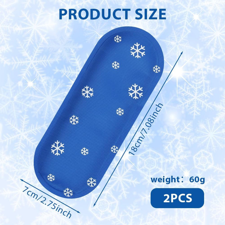 Insulin Cooler Ice Pack, 2 Pack Reusable Ice Packs Medicine Cool Bag, Cooling Gel Pack for Insulin Cool, Ice Packs for Diabetic Insulin Cooler Travel Case and Travel Medication Coolers