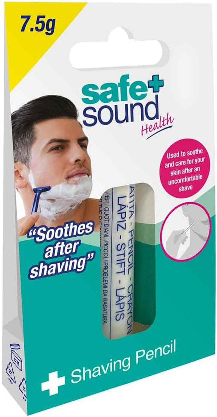 Safe & Sound Styptic Pencil. Stops Bleeding from Shaving and Other Minor Cuts 7.5G